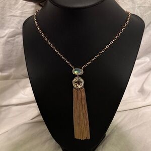 Kendra Scott Gold Chain Necklace with Crystal Accent